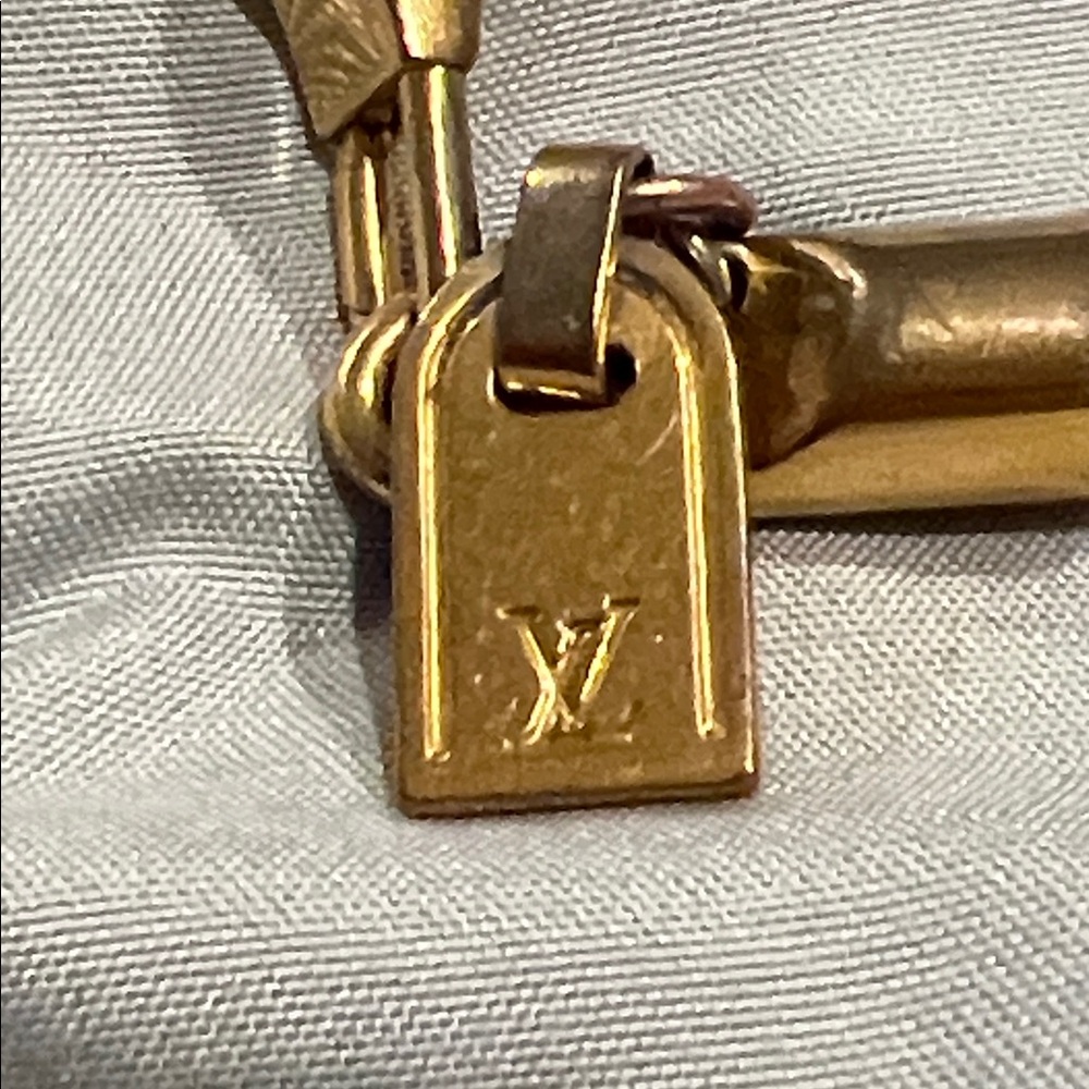 Louis Vuitton Luck It Brown Monogram Canvas Gold Tone Bracelet - Picture 11 of 12